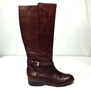 Ralph Lauren Brown Leather Boots Sz 7.5